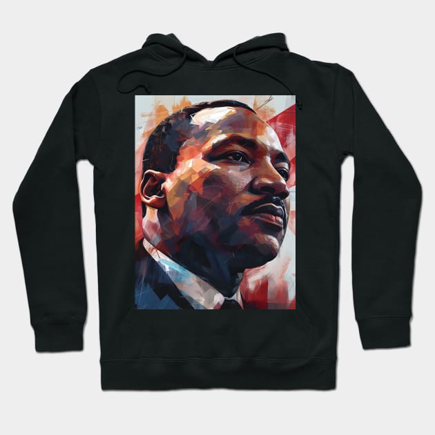 Inspire Unity: Festive Martin Luther King Day Art, Equality Designs, and Freedom Tributes! Hoodie by insaneLEDP